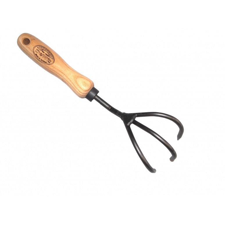 Die weißen Produkte Grubber 3 Zähne Esche Stiel 14 cm die weiße
