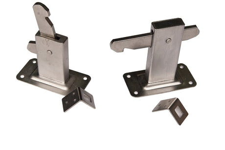 Waelbers Türhalter Wandmodell Edelstahl