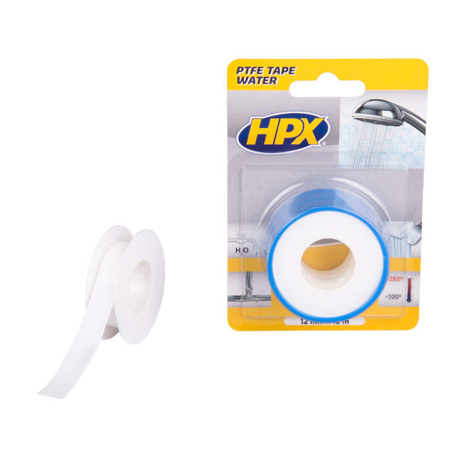 HPX Products Dichtungsband Wasserblase, 2 Stück, weiß, 12 mm x 12 m