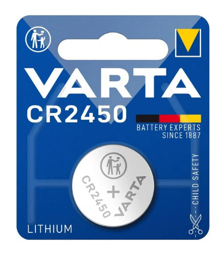 Varta Lithium CR2450 3V Knopfzellenbatterien
