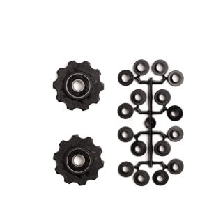 Umwerferräder 10 Zähne 8s schwarz 2 Stücke