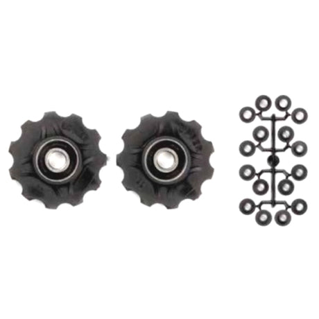 Umwerferräder 11 Zähne 7-11 V schwarze 2 Teile