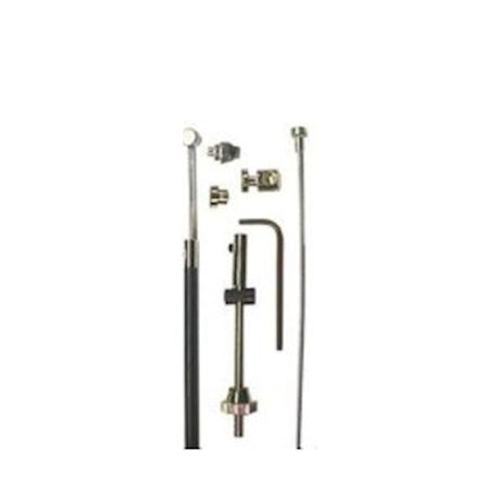 Kabelset Eledes Trommelbremse 1,70 m 2,35 m Edelstahl schwarz schwarz