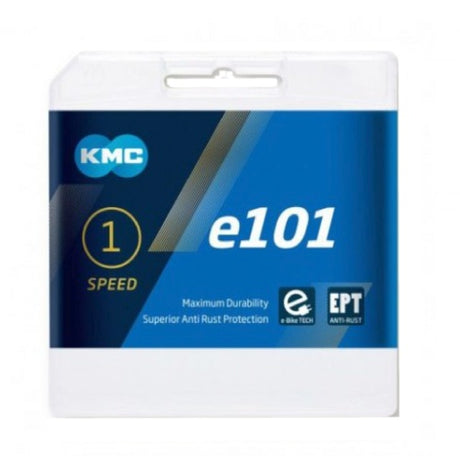 KMC E101 EPT -Fahrradkette 112 Schakels - Silber