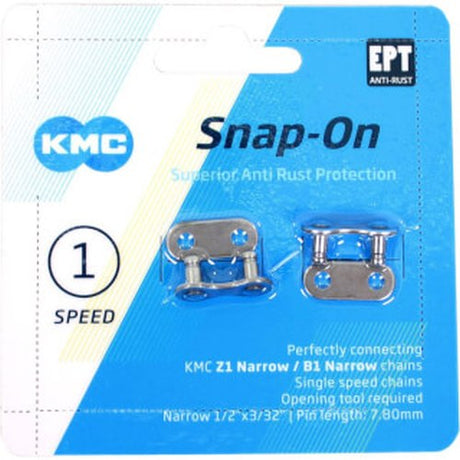 Kmc schmal 3 32 kmc Kettenverbindung, Silber, 3 32 schmale EPT, 2 Teile