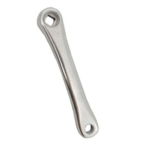 Crank ond. cr. links 170mm spieloos geb. alu zilver orient smal