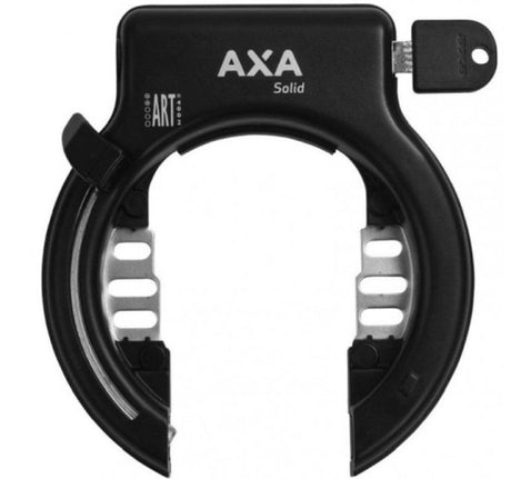 Axa Solid Frameslot -Art 2, Schwarz, hohe Qualität, Anti -Drill, 10 Sicherheitsniveau