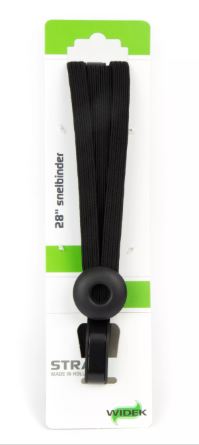 Widek Trio-Binderöse mit Haken 24+2x12mm schwarz schwarz
