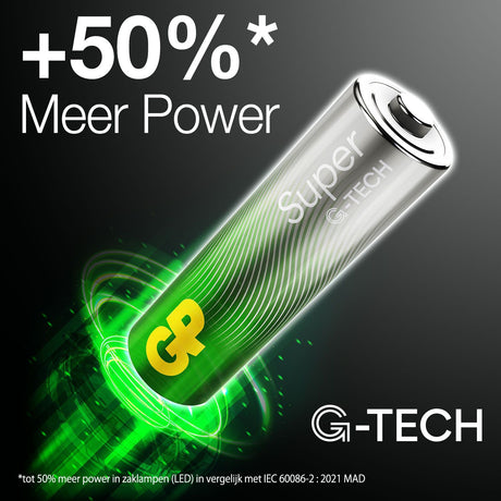 GP Super Alkaline AAA-Batterien 4 PS