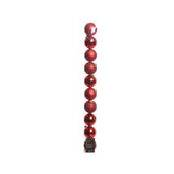 Decoris kerstballen kerst rood van kunststof dia 6 cm 10-delig