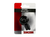 Simson Bicycle Bell Mini 32 mm, Flexband -Ansatzschwarz