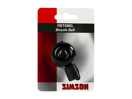 Simson Bicycle Bell Mini 32 mm, Flexband -Ansatzschwarz