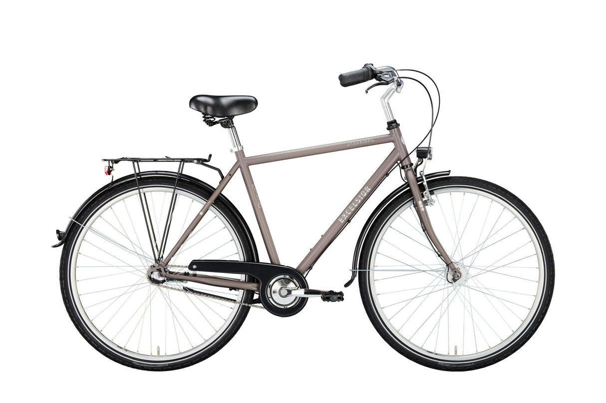 Excelsior City-Tourenrad und Mod. 24 Radtouren und 28 55 Durchm. 3sp Taupe matt