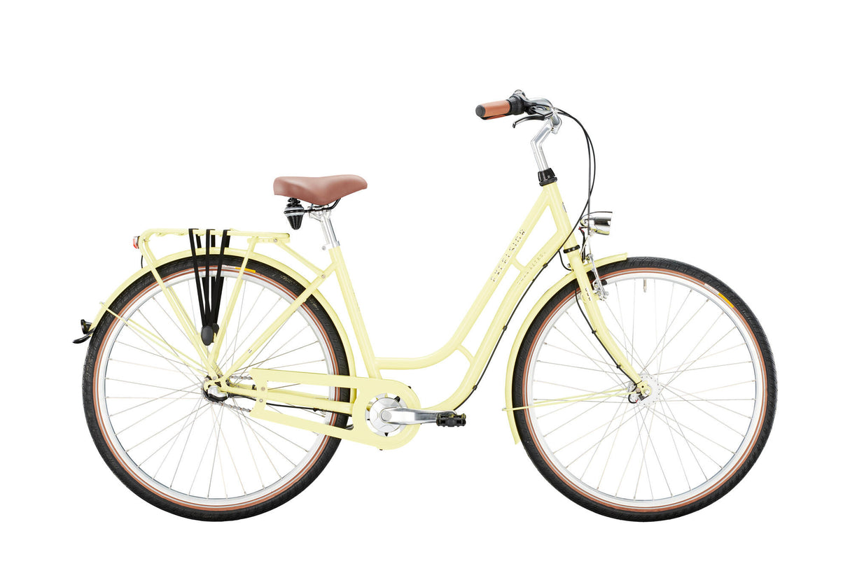 Das Excelsior Citybike Swan-Retro (#1) zeichnet sich durch hervorragende Leistungen aus. Schwan-Retro 28 53 7sp Zitrone
