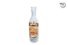 Cosydecor 3r Vase Caldron m antikes Kunstglas 15x15x50cm