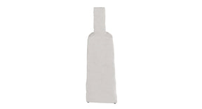 Vaas janis l wit aardew 17x9x49cm