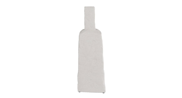 Vaas janis l wit aardew 17x9x49cm