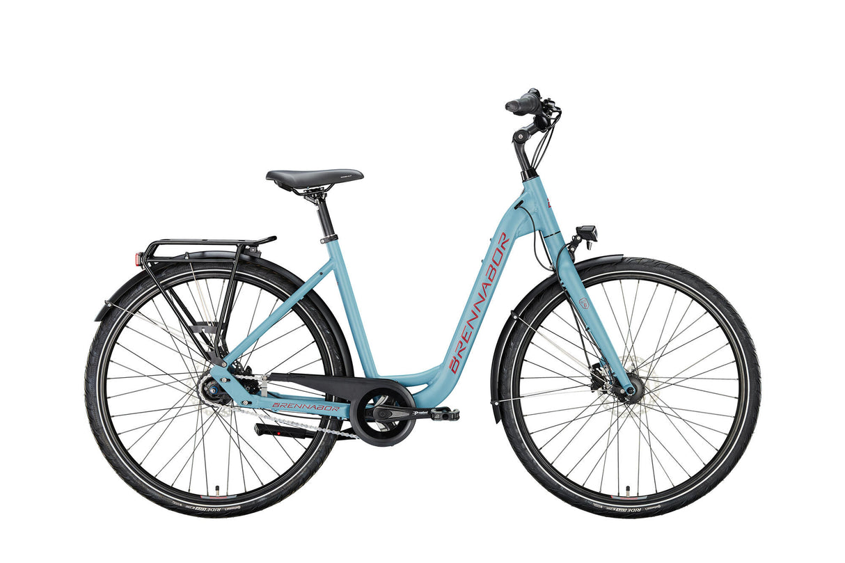 Brennabor Trekkingrad T-48 mod. 24 Bike Trekking T-48 28 55 Wave 8sp. blaues Burgunderrot