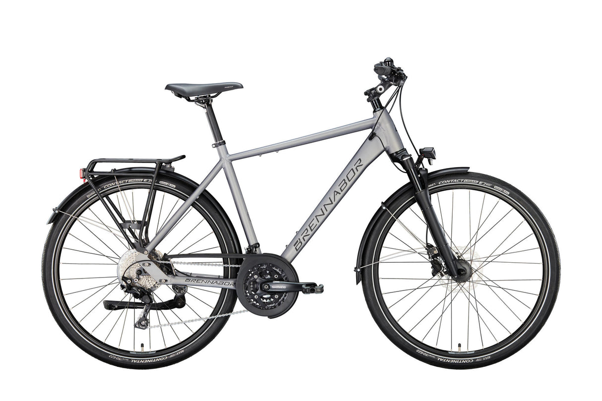 Brennabor Trekkingrad T-62 Mod. 24 Fahrrad Trekking T-62 28 55 er. 30sp. grau schwarz