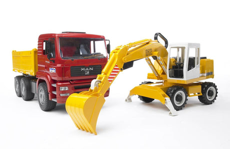 Bruder 2751 Manntransporter mit Liebherr-Kran