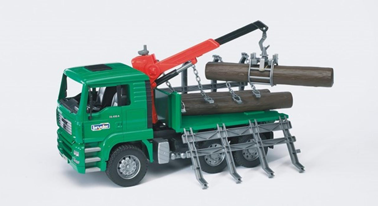 BRUDER CAR Truck Man mit Bäumen
