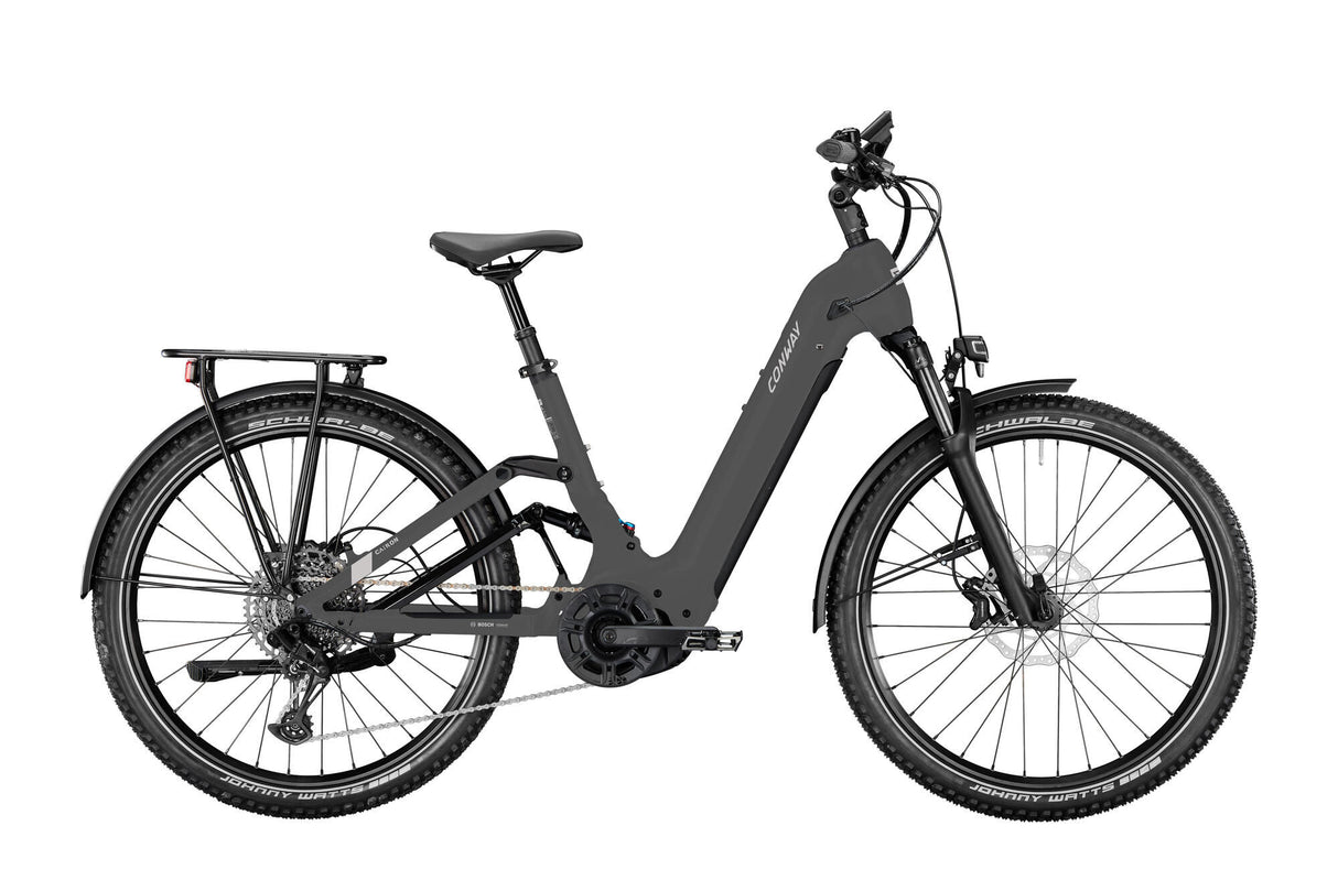 Conway elektrisches SUV Cairon C FS 2.0 (#1) E-Bike Conw. Cairon C FS 2.0 27 50 9-Gang Grau