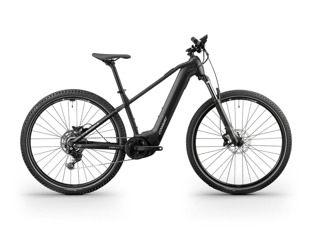Conway Elektro-MTB-Hardtail Cairon S 1.0 (#1) Erad Cairon S 1.0 Herren 29 l 9gg schwarz grau matt