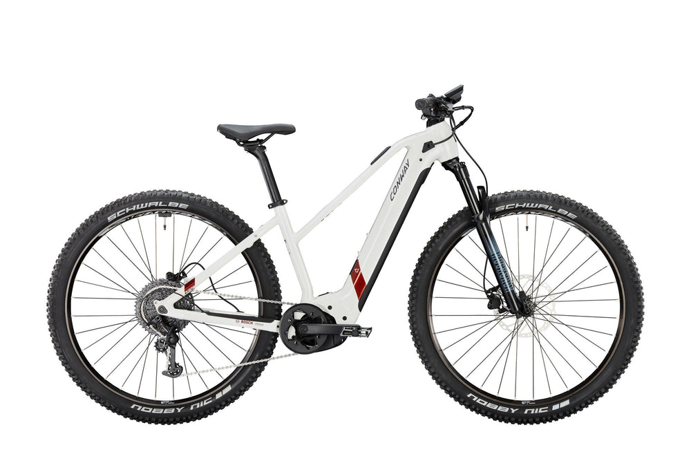 Conway Elektro-MTB-Hardtail Cairon S 8.0 Mod. 23 ebike conw.cairon s 8.0 29 41 trap.11sp weiß cop