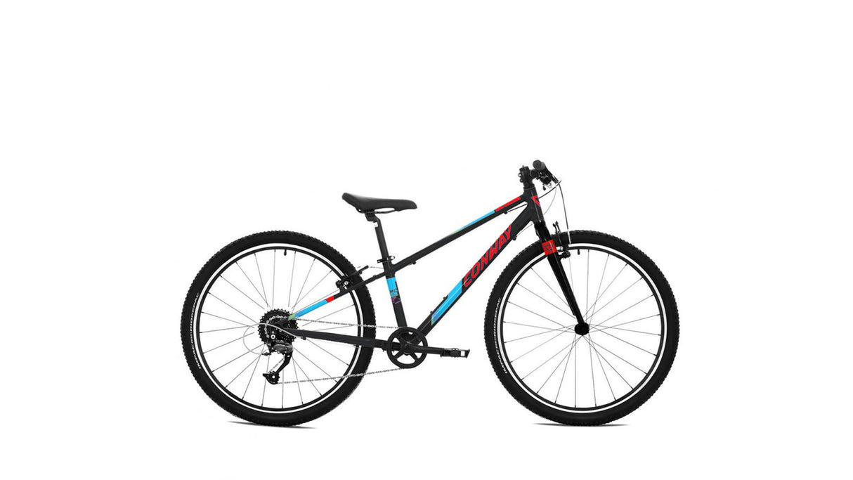Conway MTB Kinder- und Jugendfahrrad MS 260 starr mod. 23 Fahrrad conw.ms260 starr 26 38 diam.9sp schwarz rot