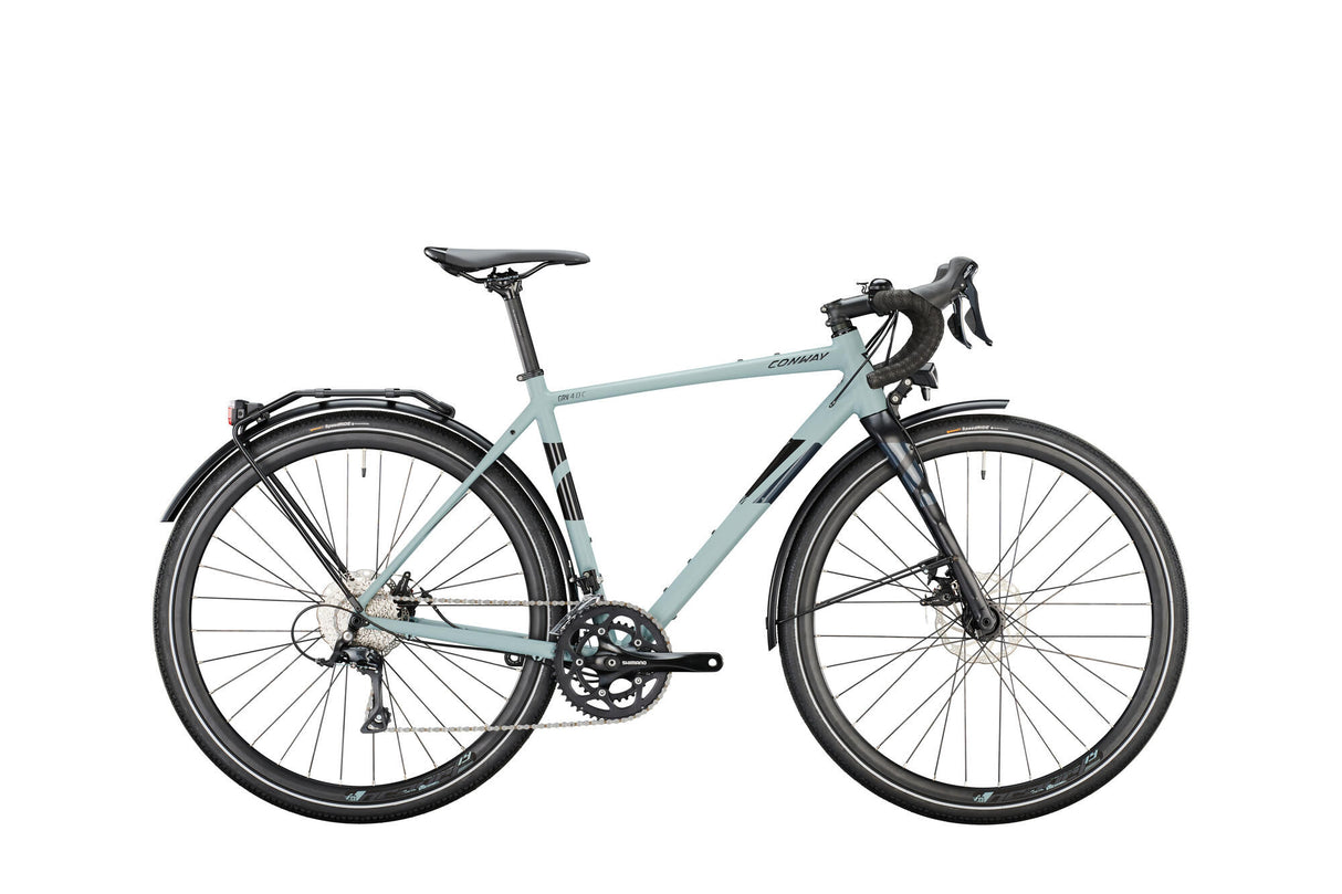 Conway Gravel GRV 4.0 C Mod. 24 Fahrrad conw.grv 4.0 c 28 55 Durchm. 18fach grau schwarz