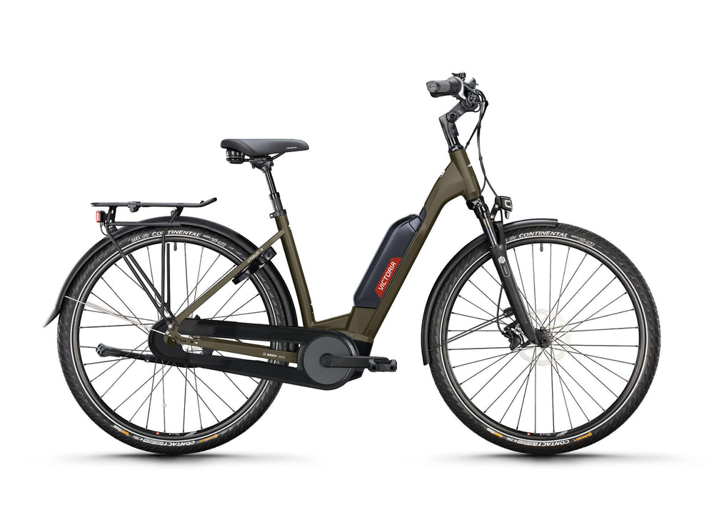 Victoria Elektro-Trekkingrad Cysalo 9 (#1) E-Bike Vict.Cysalo 9 28 52 Low Entry 7G FW Grau