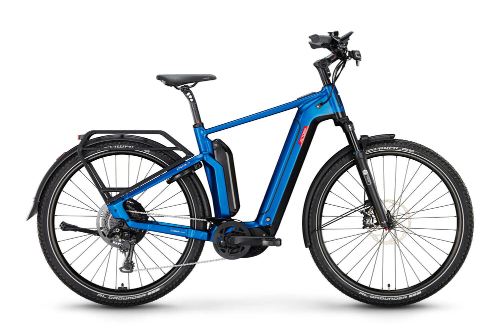 Victoria Electric Urban Bike Utilyon 4 (#1) E-Bike Vict. Utilyon 4 29 48 10sp Wellenrot