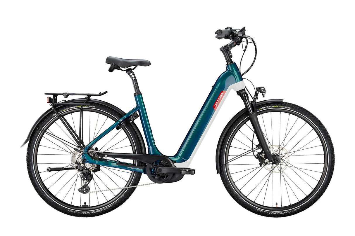Victoria Elektro-Trekkingrad Manoc 4 (#1) E-Bike Vict. Manoc 4 28 58 10sp Wave Benzin
