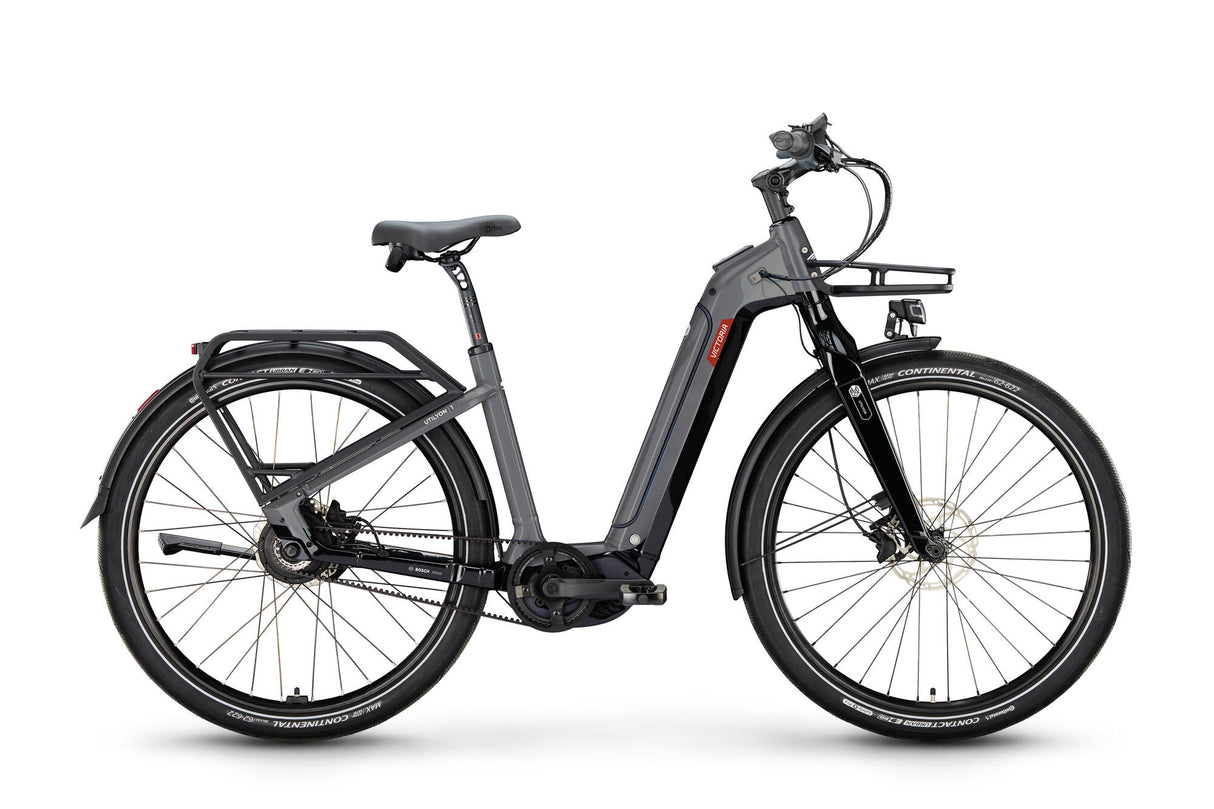 Victoria Electric Urban Bike Utilyon 1 (#1) E-Bike Vict. Utilyon 1 29 56 5SP CB Wave Grey