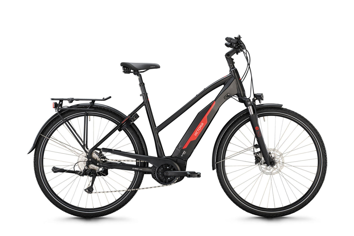 Victoria Elektro-Trekkingrad Tresalo 2 (#1) E-Bike Vict. Tresalo 2 28 48 9sp Treppen. schwarz