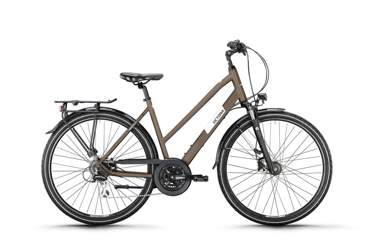 Victoria Trekkingrad Treqana 4 Mod. 24 Fahrrad vict.treqana 4 28 51 Stufen. 24sp Erdgrau