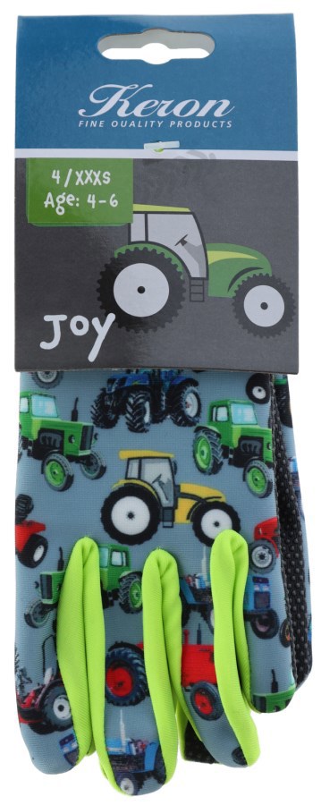 Keron Produkte Kinderhandschuh Joy 4 6 Jahre Traktormotiv