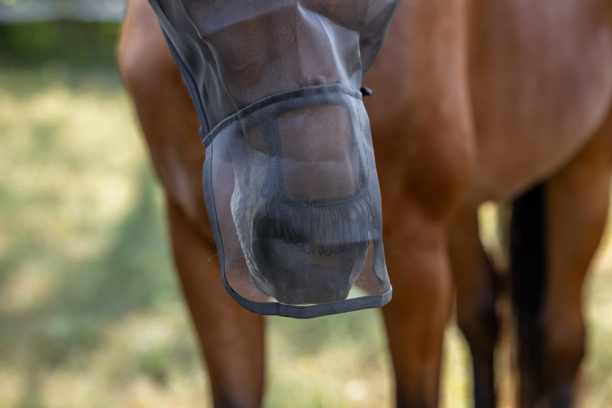 Fliegenmaske mit Ohren- und Nasenschutz Pony