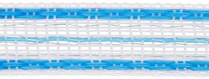 Ako Platinumline Abschreckungsband 20 mm weiß blau 200 m