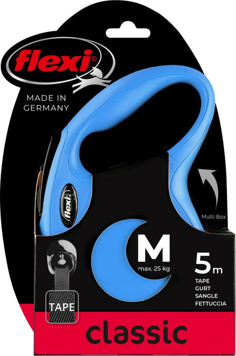 Flexi Products Retractable Line New Classic Reifen blau m 5 Meter bis 25 kg