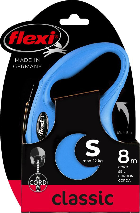 Flexi Products Retractable Line New Classic Cord Blue S 8 Meter bis 12 kg