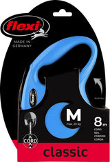 Produkte Flexi Retractable Line New Classic Cord Blau m 8 Meter bis 20 kg