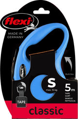 Flexi Products Retractable Line New Classic Reifen, blau, 5 Meter bis 15 kg