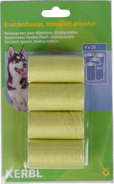 Hundekotbeutel grün 4x20 Stück biologisch abbaubar