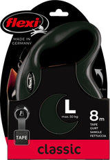 Flexi Products Retractable Line New Classic Reifen schwarz L 8 Meter bis 50 kg