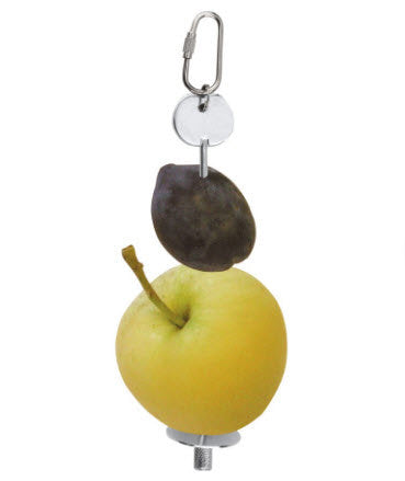 Kerbl Obsthalter aus Metall 20cm für Nagetiere