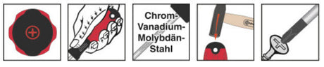 Connex producten schroevendraaier kruiskop ph1 80mm