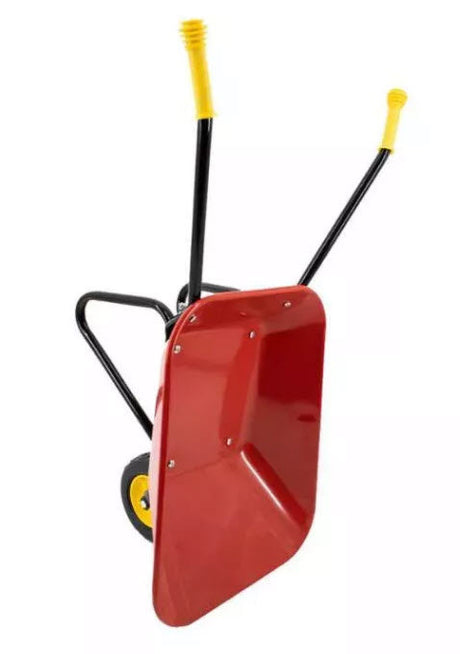 MM Produkte Kinderschubkarre Metallbehälter rot