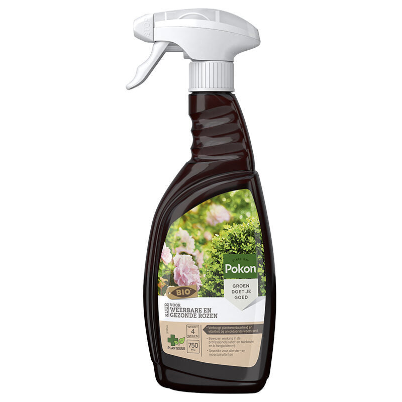 Pokon Products Bio-Behandlung für widerstandsfähige und gesunde Rosen, Spray 750 ml