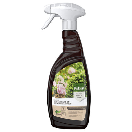 Pokon Products Bio-Behandlung für widerstandsfähige und gesunde Rosen, Spray 750 ml
